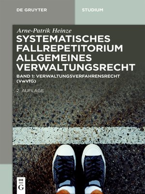 cover image of Verwaltungsverfahrensrecht (VwVfG)
